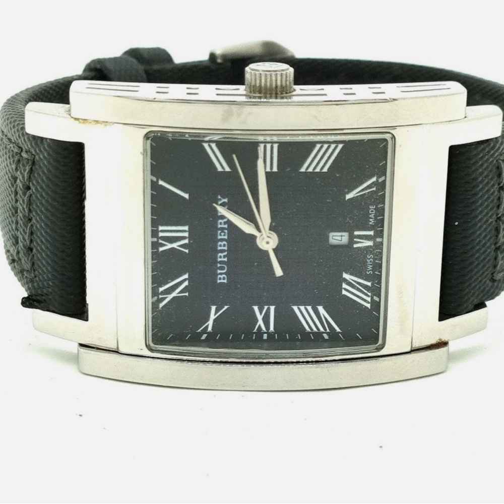 Burberry Men's Watch with Black Dial and Silver Case - Picture 2 of 9